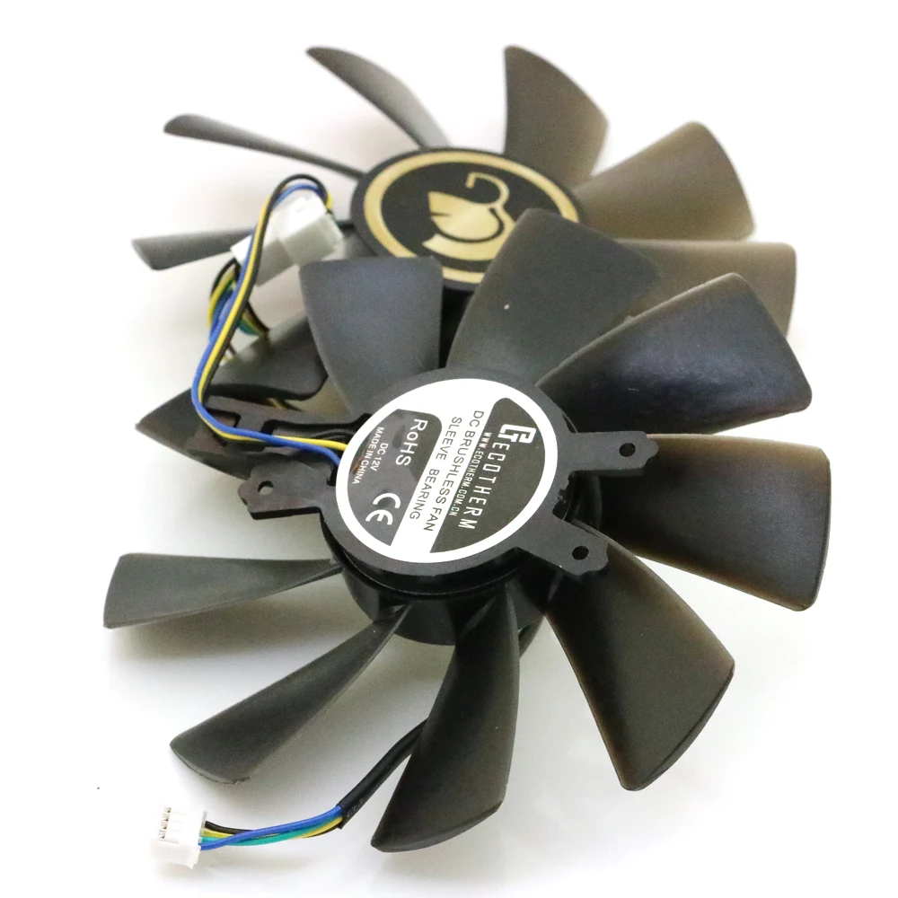 2 pçs/lote GFY10015H12SPA 100mm 12V GPU Ventilador Para LEADTEK RTX3070 8GB WinFast HURRICANE Gallardo Placa De Vídeo Gráfica Ventilador VGA