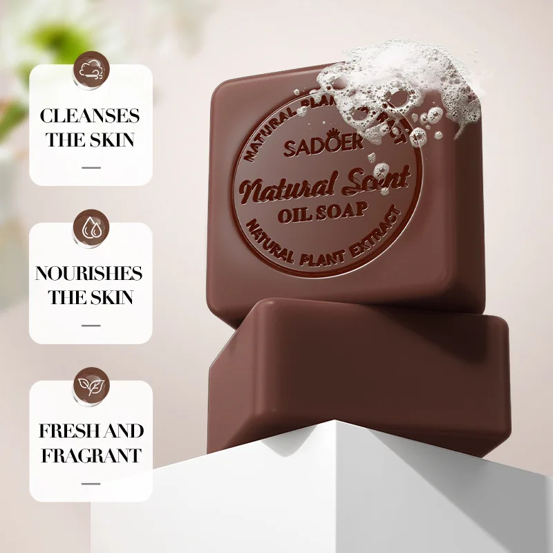 Natural Coffee Essential Oil Soap Women Cleaner Body Care Laundry Foam Cleansing Portable Sheets Deep Wash Intimate Glutathione