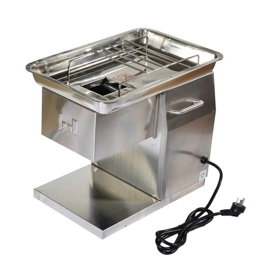 Alat Pengiris Daging Baja Tahan Karat 110V/220V/ Cutter Desktop Tipe Pemotong Daging Mesin Pemotong Daging