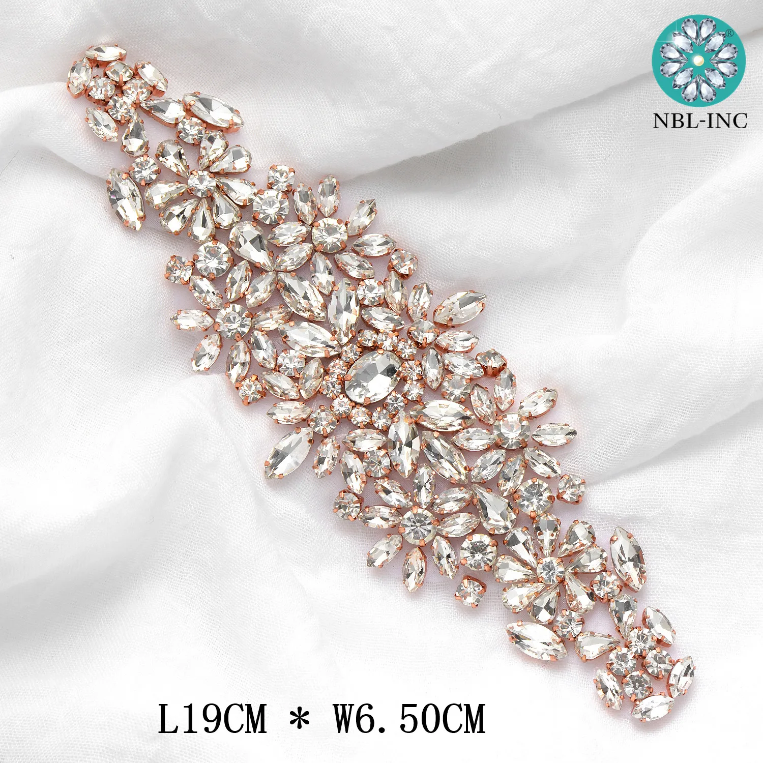 （10pcs) Wholesale silver rhinestone appliques iron on sew on for dress WDD0633