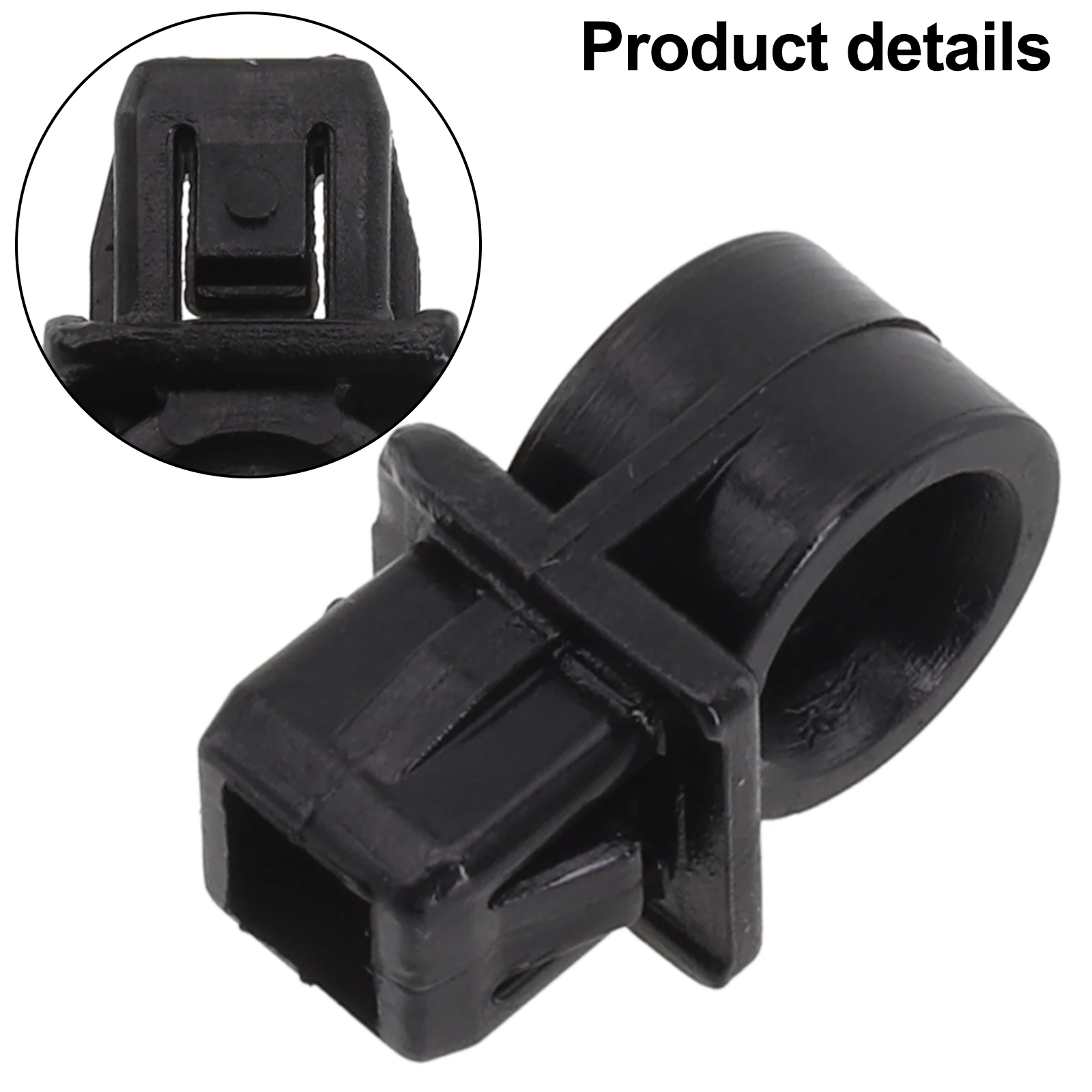 

Car Accessories Hood Prop Rod Car 65773-5Z010 Hood Prop Rod Replacement Installation ABS Anchor Clip BLACK 1pcs