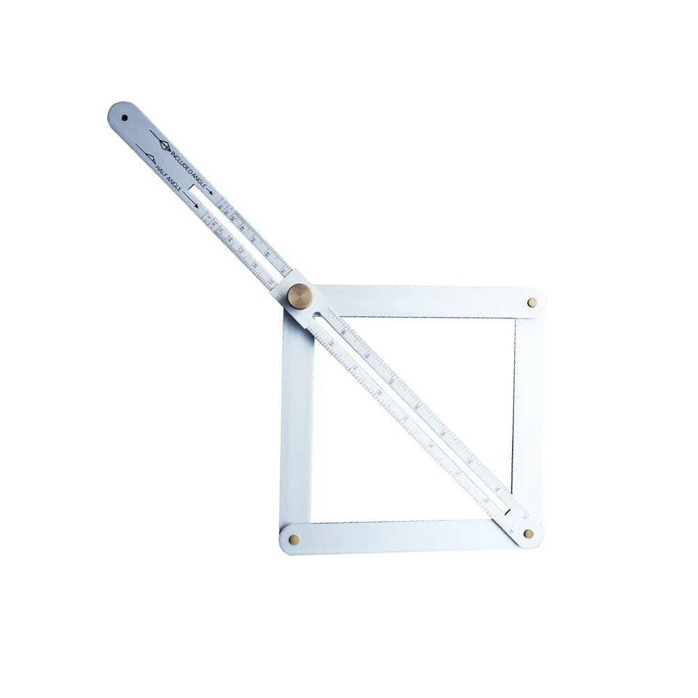 Aluminum Alloy Multifunctional Angle Ruler Combination Square Set Measuring Tool for Wood Metal Projects Engineers Carpenters