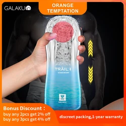 Galaku Trail Male Masrutbators Sex Toys For Men Pocket Pussy Realistic Vagina Flesh Ligtht Silicon Adult Only Masturbation Cup