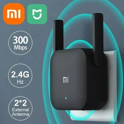 2024 New Xiaomi Mijia Wifi Amplifier Pro 300Mbps 2.4G Repeater Network Expander Range Extender Roteader Mi Wireless Wi-Fi Router