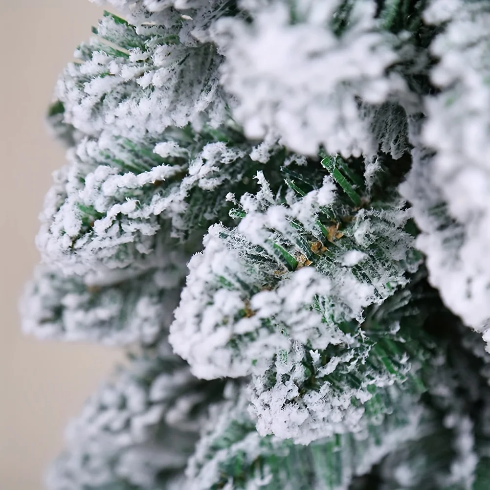 Luxury 9-Foot Snow-Flocked Christmas Garland 6