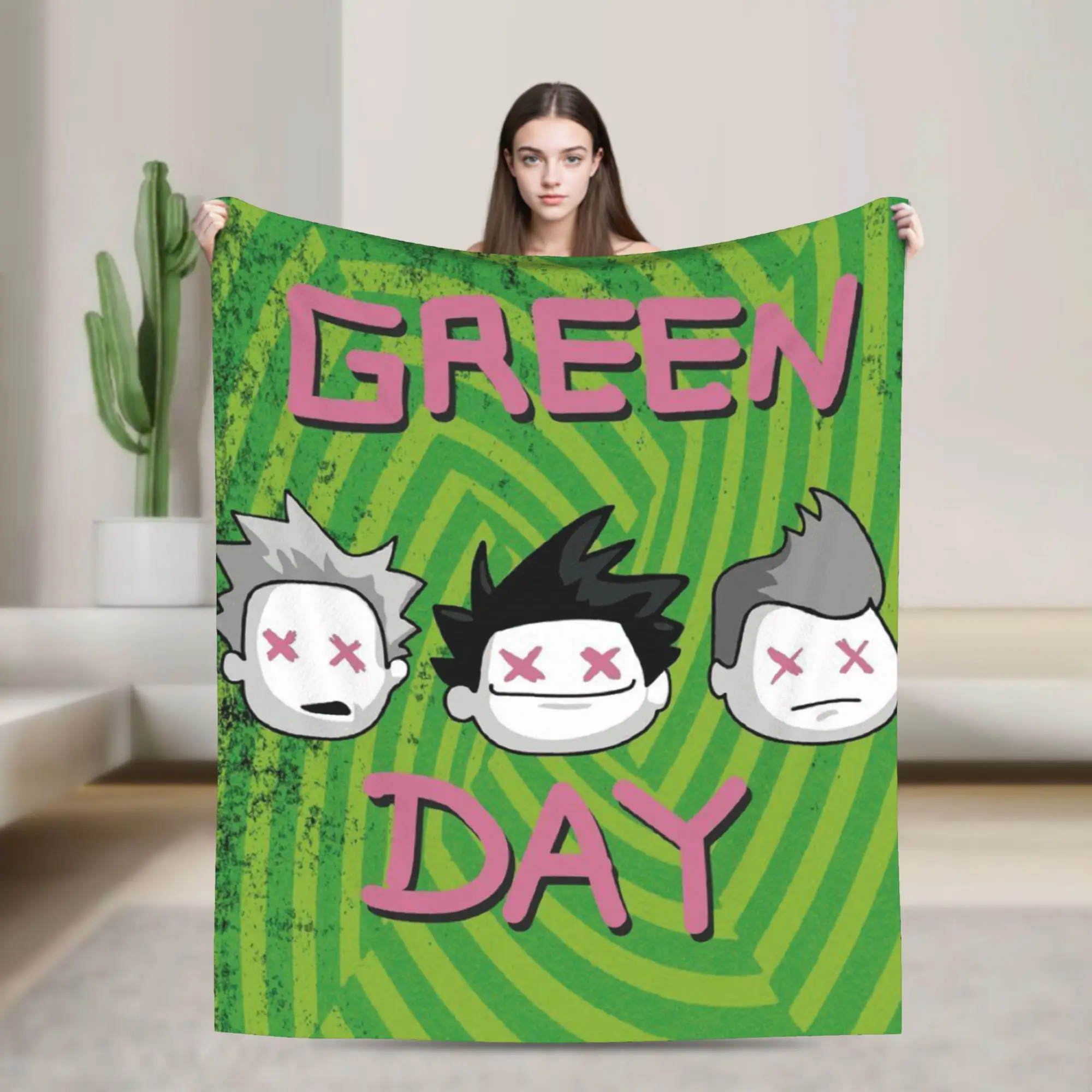 

Теплое мягкое одеяло, детское одеяло для пикника, зелени, дня, фланелевое покрывало для улицы, графический чехол для дивана-кровати