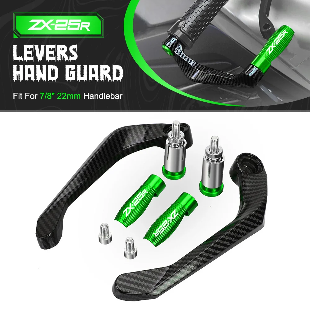 For KAWASAKI ZX-25R ZX25R ZX 25R 2020-2024 Motorcycle Accessories Handlebar Grips Guard Brake Clutch Lever Handguard Protector