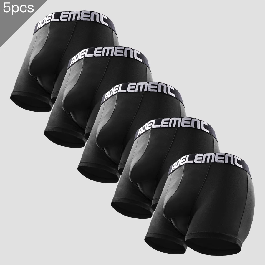 5PCS Men's underwear bullets separate spermatic cord shorts pocket vein scrotum tocretestes sport boxer shorts