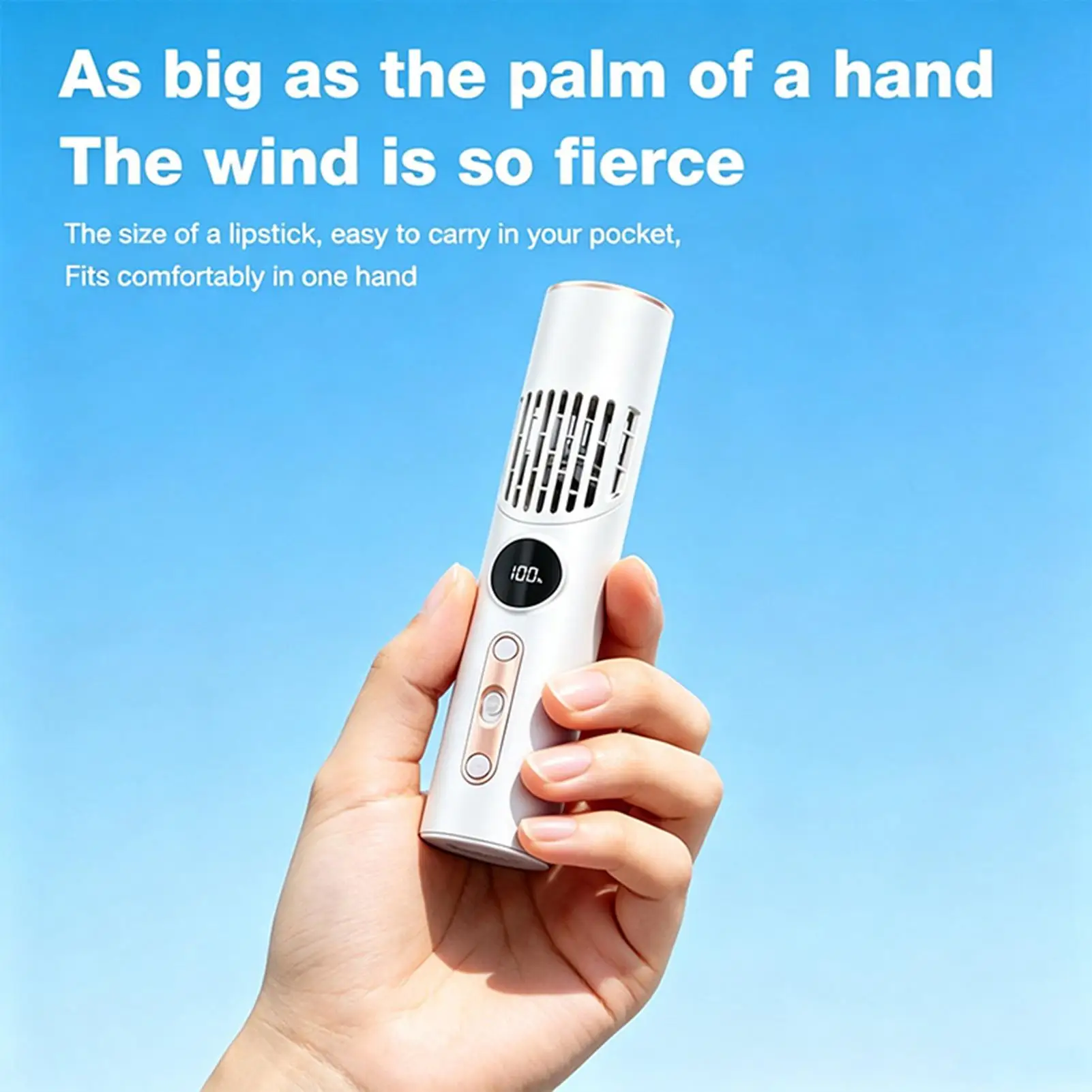 

Electric Fan Handheld Powerful Mini Foldable Handheld Device Small Personal Fan For Summer Camping Outdoor Beach Festival Sports