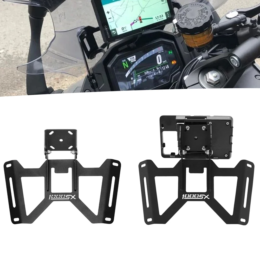 NINJA Z1000SX Motorcycle GPS Navigation Bracket Phone Holder Support USB Charging For Kawasaki Z1000 SX Z 1000SX 2017-2021 2020