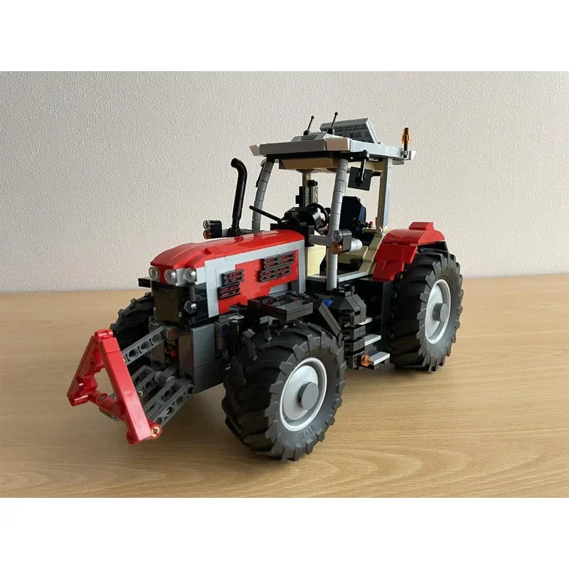 MOC-165857Electric Cargo Transport Agricultural Tractor Building Block Model,1550Parts Boys KidsChristmas Building Blocks Toy