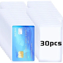 Wholesale Cards Protector PVC Matte Transparent Credit Card Cover Clear Frosting  ID Card Holder Postcard Container Storage Bags