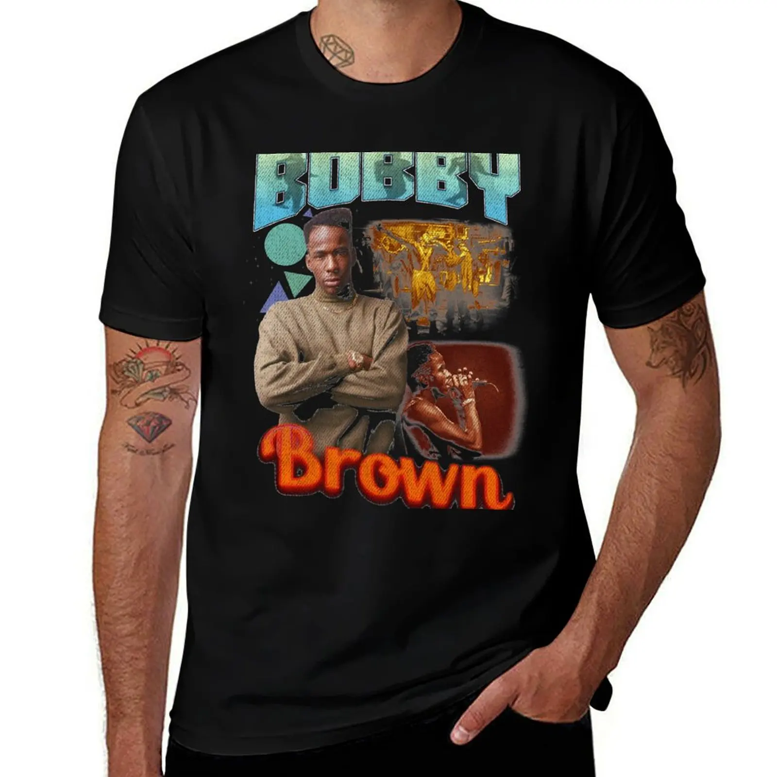 Bobby Brown T-Shirt Plus Size Simple Casual Top
