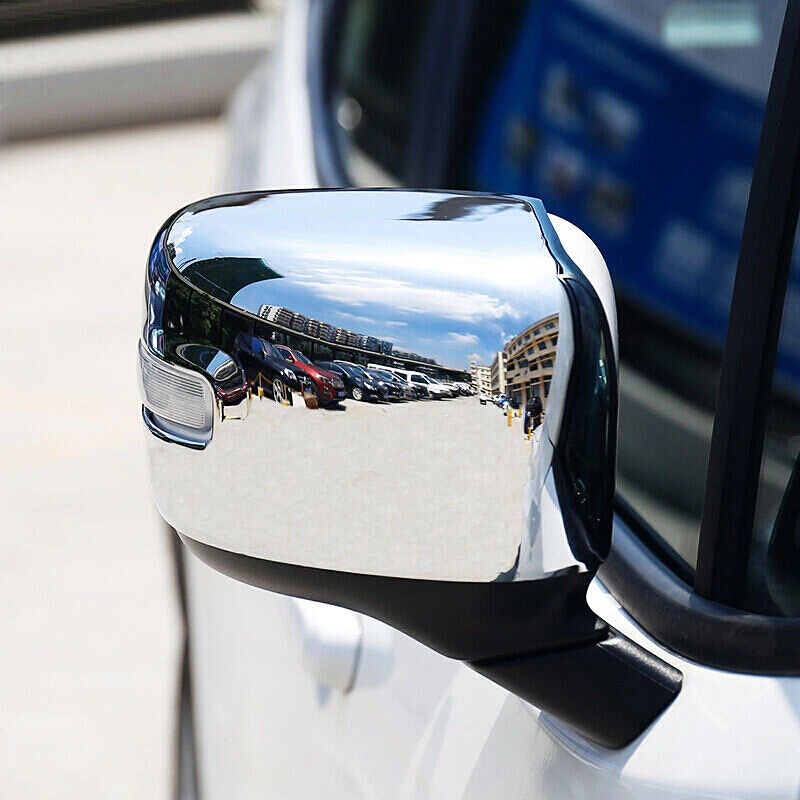 ABS Chrome Rear View Mirror Protection Covers Mirror Eyebrow Shield Cover For Jeep Renegade 2015 2016 2017  Accessories Styling