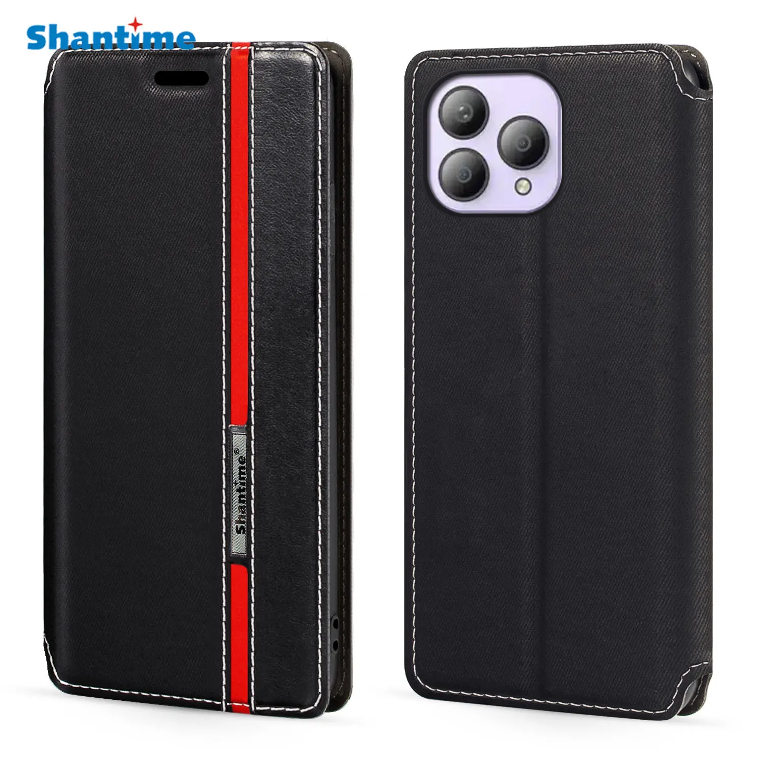 

For Cubot P80 Case Fashion Multicolor Magnetic Closure Leather Flip Case Cover with Card Holder 6.583 inches