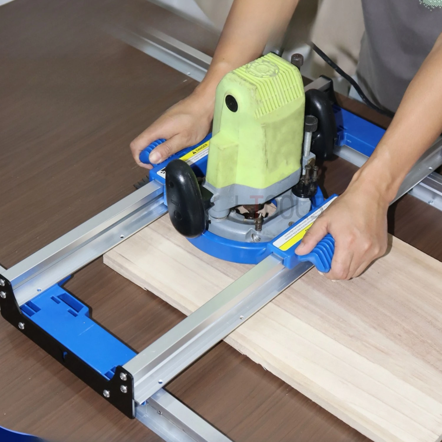 

Woodworking Electric Milling Hand Push Frame Aluminum Alloy Milling Table Bracket Adjustable Precise Positioning Trimming Tools