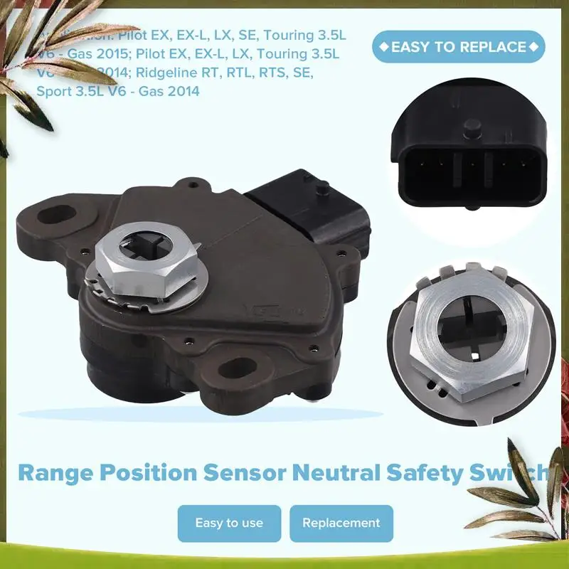 

NEW Neutral Safety Switch For Honda Accord Crosstour Odyssey Ridgeline Transmission Gear Switch 28900-RYF-013 28900-RYF-023