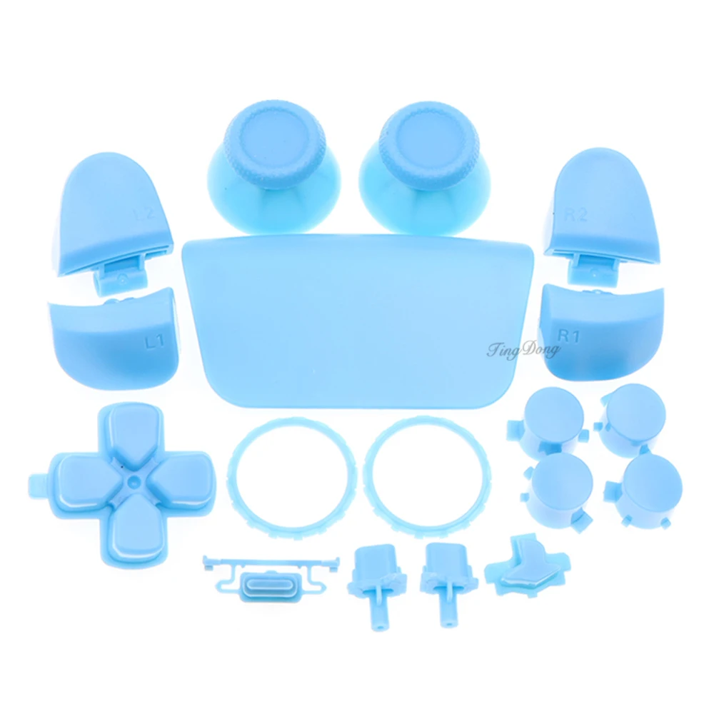 Komplettes Set für PS5 V3.0 BDM-030 Controller: Joystick-Kappen, L1 R1 L2 R2 Trigger-Tasten, Richtungs- und Aktionstasten, Home-Gamepad-Tasten