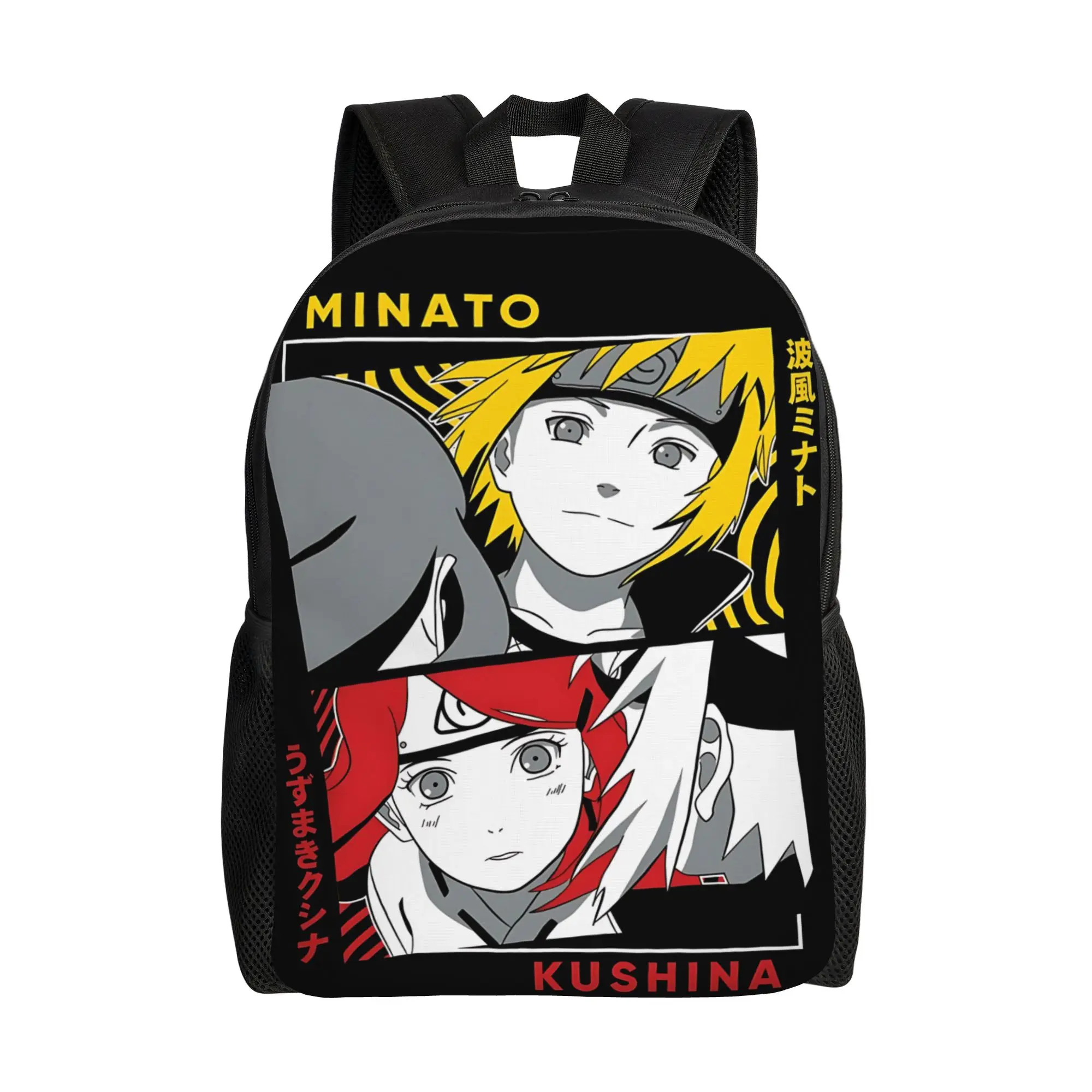 Mochilas de moda, mochila de gran capacidad para viajes, estilo Naruto, anime, cómic, Daypack, ita bag, mochila versátil.