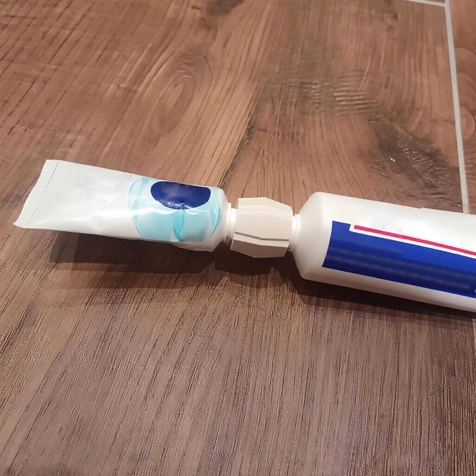 Toothpaste Refill Adapter Portable Reusable Connector Toothpaste Transfer Adapter for Travel Camping RV Gym Bathroom Lotion