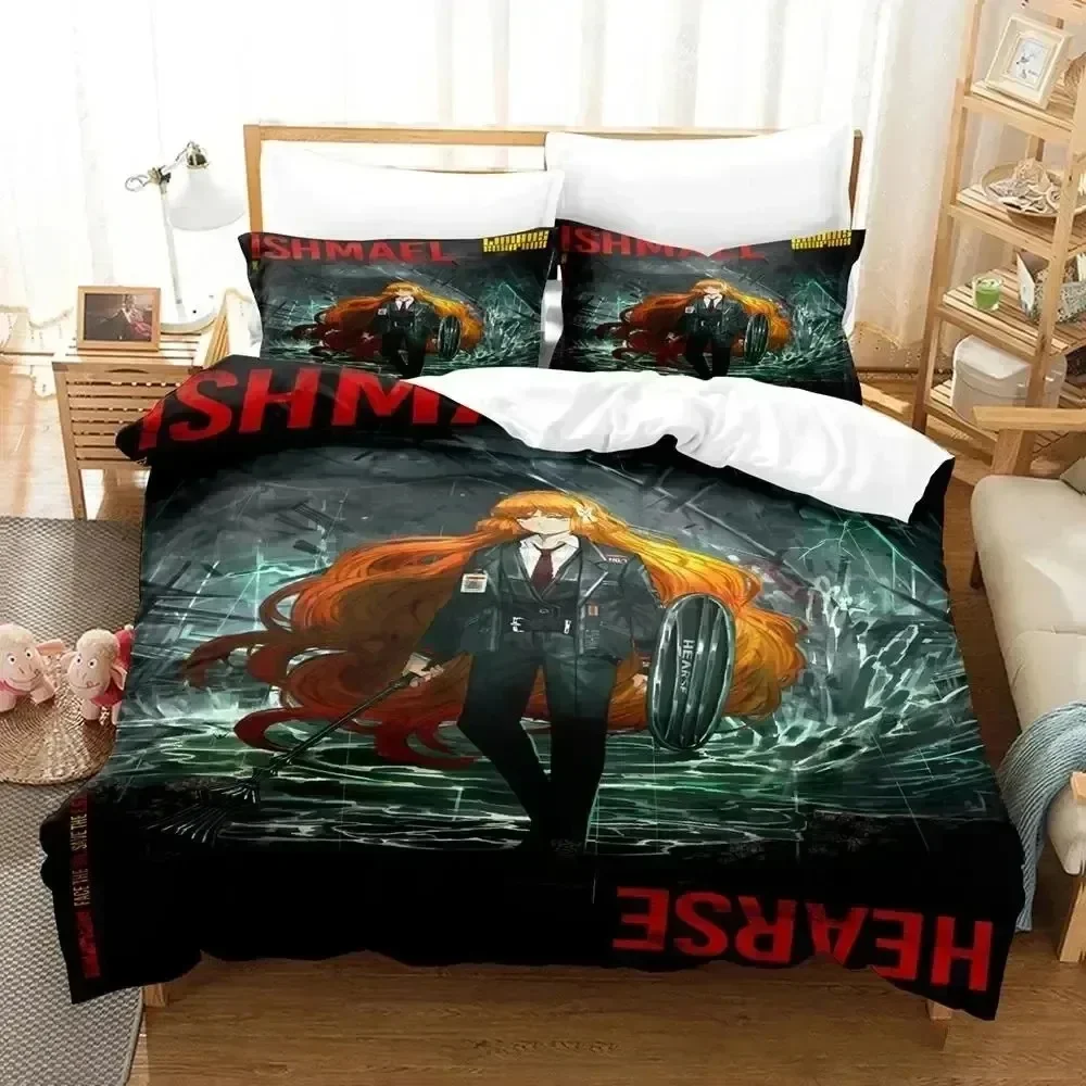 Anime Game Limbus Company Bedding Set Bedroom Soft Modern Bedspreads Comefortable Kids Duvet Cover Quilt Cover And Pillowcase