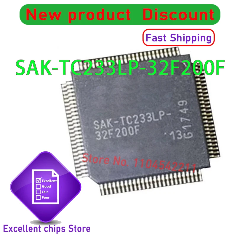 

(1-5 шт.) 100% новый SAK-TC233LP-32F200F AB SAK-TC233 SAK-TC233LP SAK-TC233LP-32F200F Чипсет TQFP100