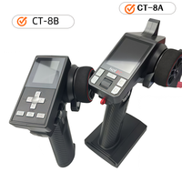 HOTRC CT-8A/CT-8Bplastic wheel 8-Channel 2.4G Remote Control Receiver for Car Ship Model Gun Control Drift Car