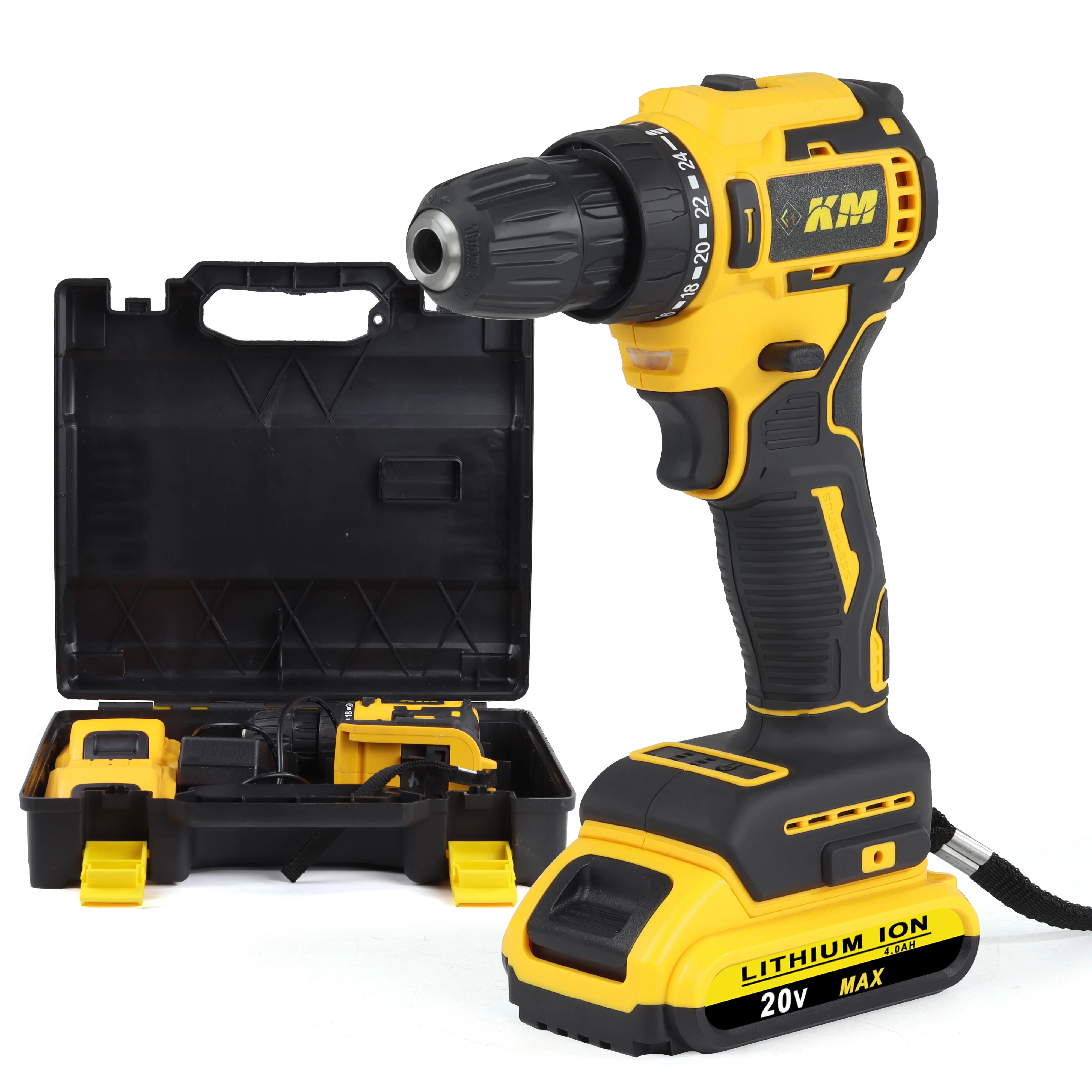 Cacciaviti elettrici portatili con batteria ricaricabile personalizzata JBS Set di trapani a percussione a batteria Kit di cacciaviti elettrici portatili