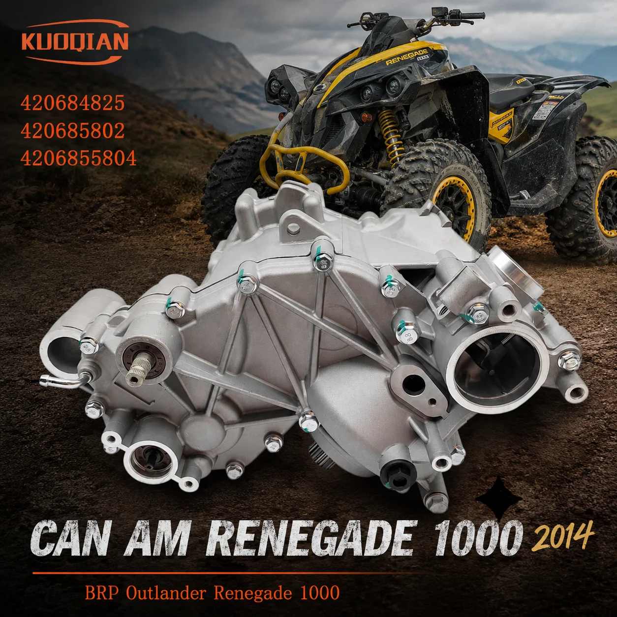 

GearBox 420684825 420685804 For BRP CAN * AM 1000 XT 12 Transmission Renegade Outlander 1000CC