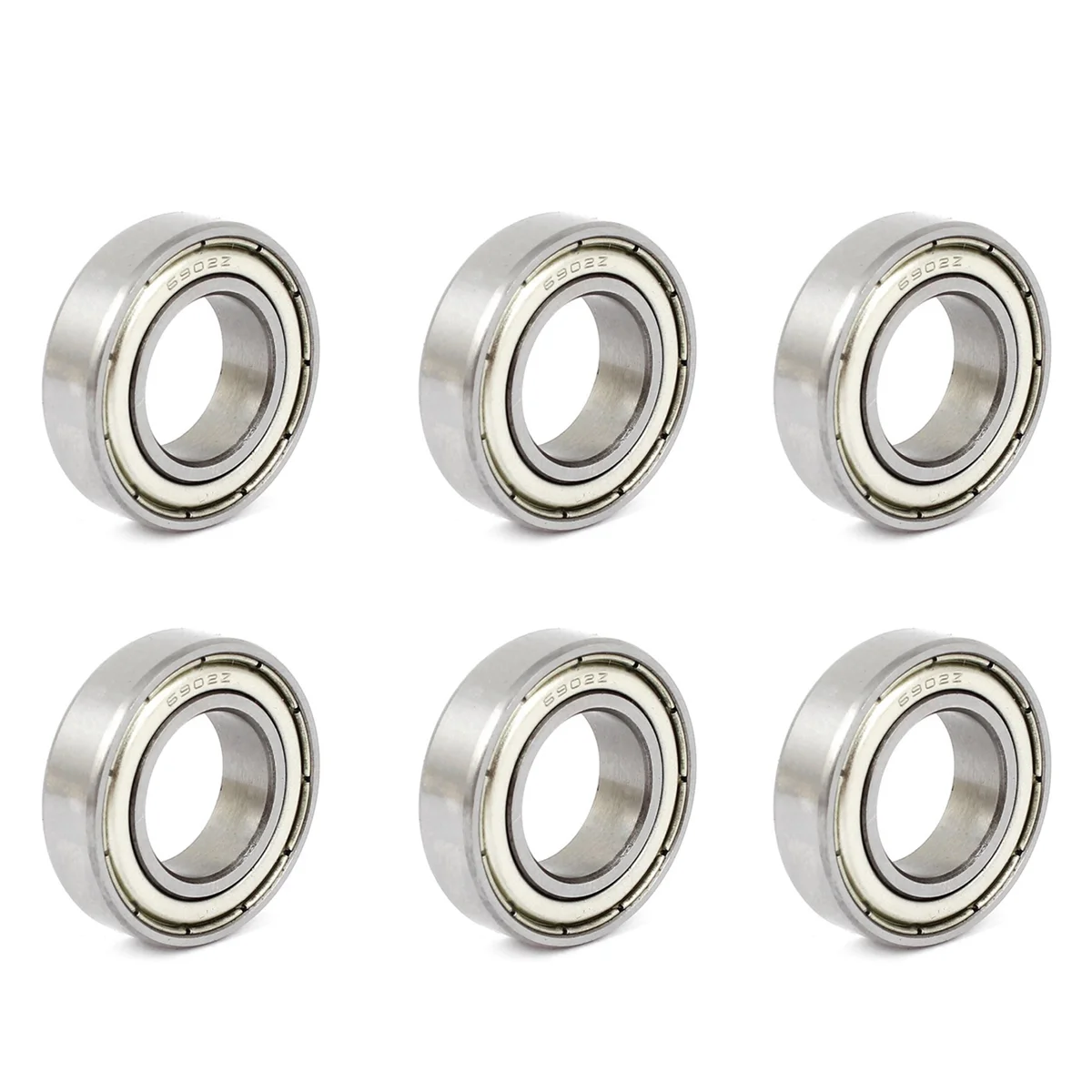 ABXF-6X 6902Z 15X28X7 مللي متر محمل كروي معدني مصغر ذو أخدود عميق شعاعي