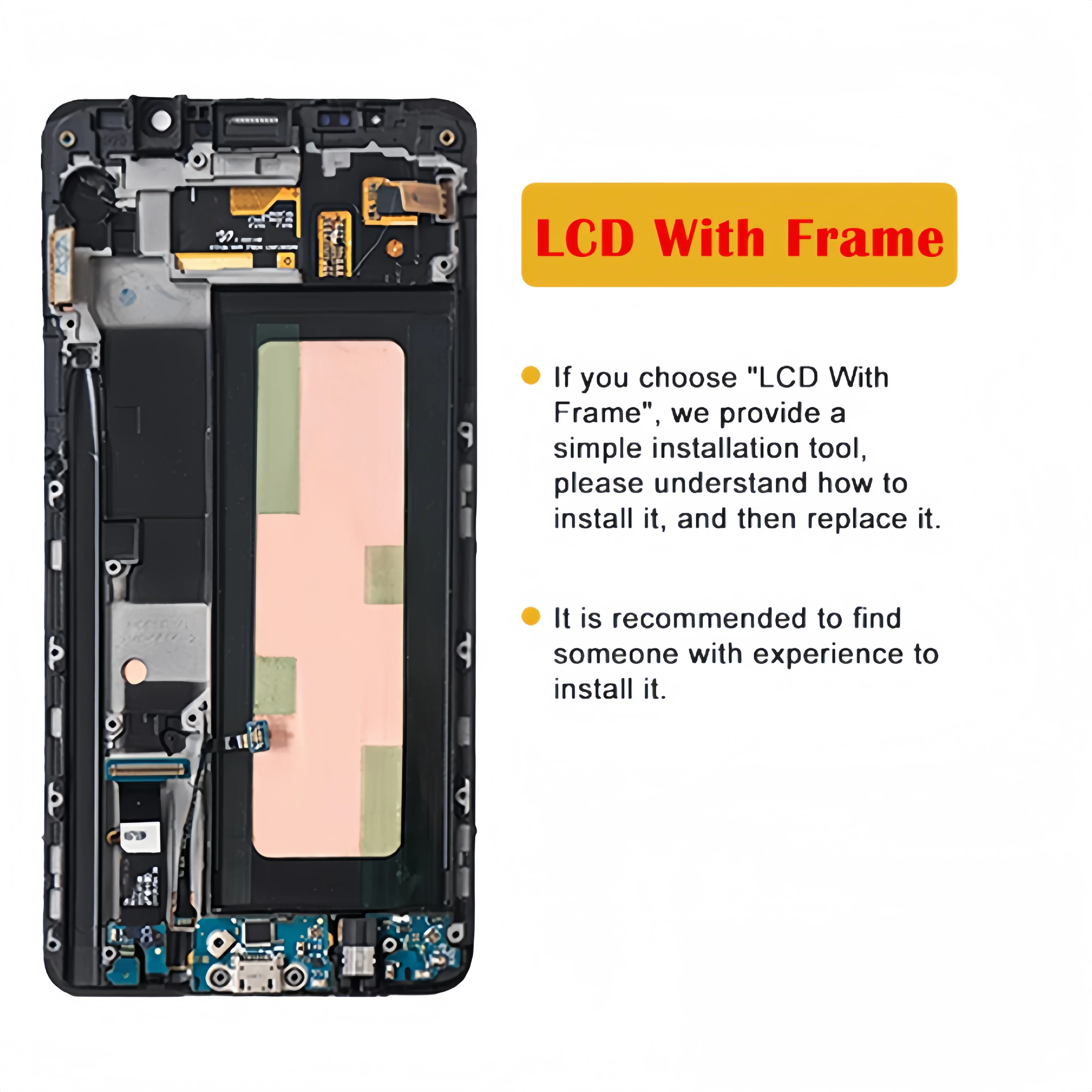 LCD Display Touch Screen Digitizer Assembly Replacement, Samsung Galaxy Note 5, N920, SM-N920F, N920T, N920I, N920G, N920S