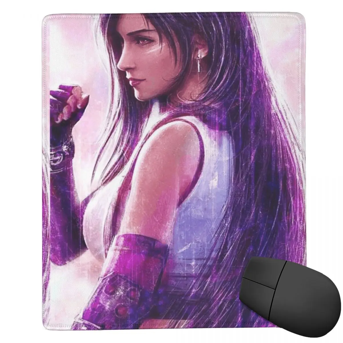 Tifa Lockhart-Final Fantasy 7 Ff7Remake Ffvii Final Mouse Pad Computer Keyboard Mouse Mat Gamer PC Laptop Desk Mat