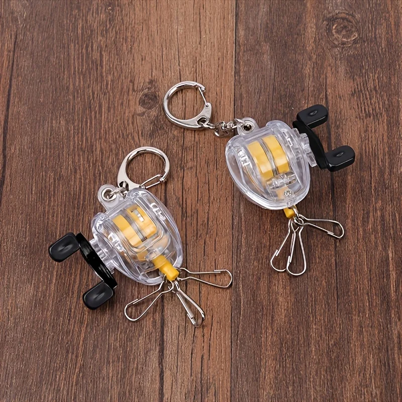 Corda de fio fivela telescópica tipo roda de tambor gancho rápido multi-cauda fácil gancho acessórios de artes de pesca suprimentos de pesca.