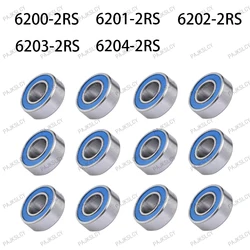 2PCS Universal Motorcycle Bearing Brand New 6200 6201 6202 6203 6204 2RS Motorcycle parts High Quality Secure Durable Waterproof