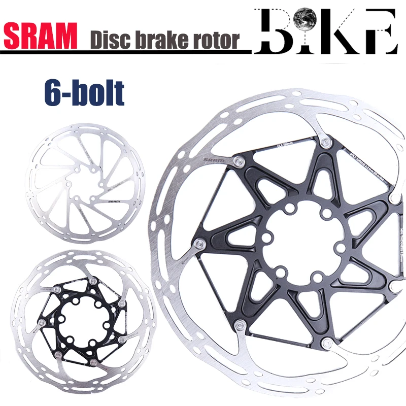 SRAM CenterLine Disc Brake Rotor 6 BOLTS 200mm 180mm 160mm 140mm Center Line Discs Rotors