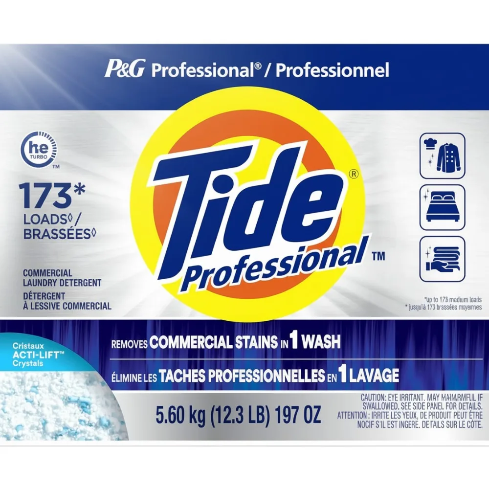 

Commercial Laundry Detergent Powder 197oz Bulk Professional Grade for Hotels Restaurants