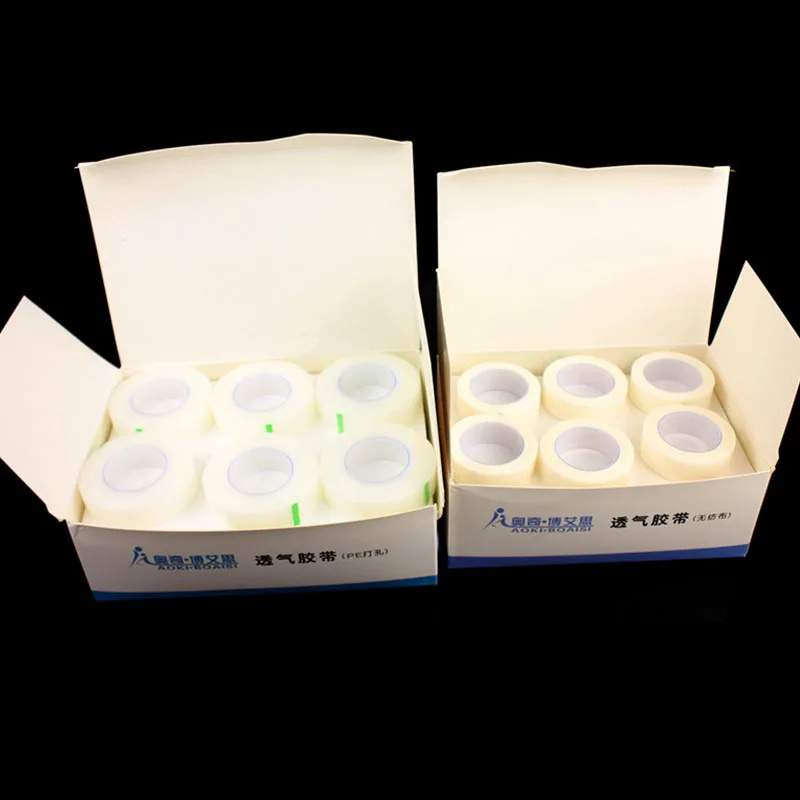 

Medical plastic PE transparent adhesive tape Non-woven fabric anti allergy viscosity low sensitivity breathable Infusion sticker