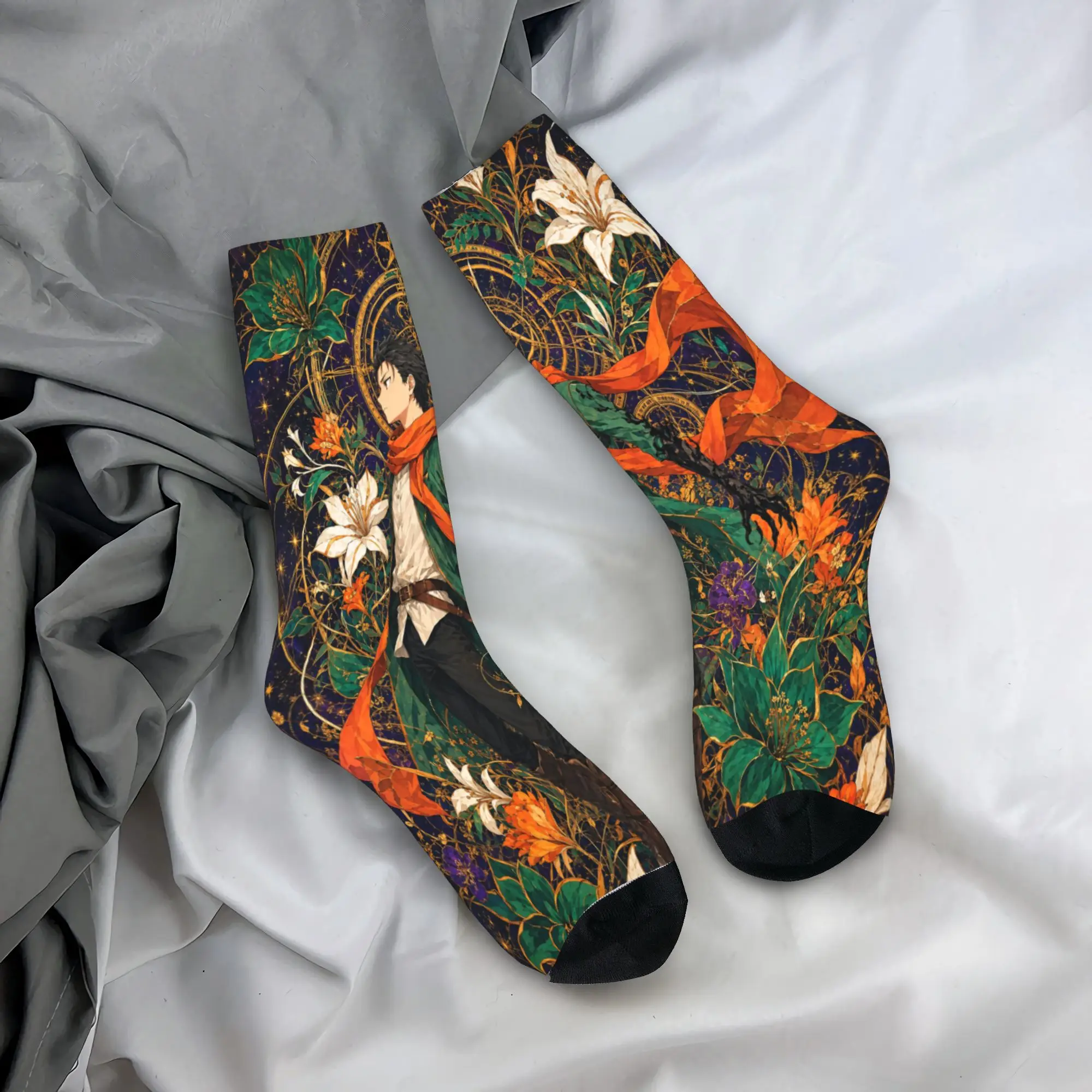 Women Men Socks Subaru Natsuki  Stockings Autumn Casual Medium Soft Socks Graphic Running Non Skid Socks