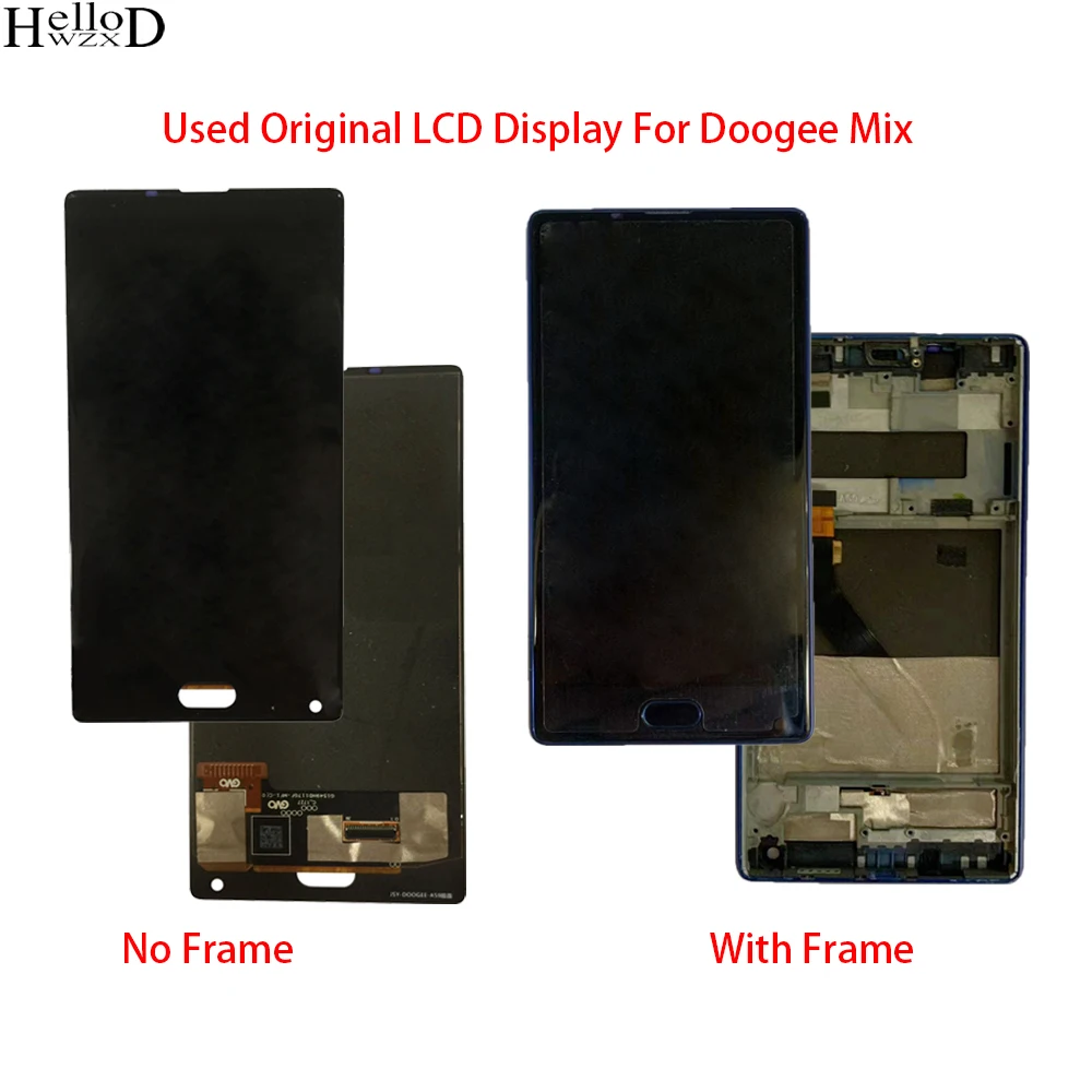 5.5inch Black Original LCD Display For Doogee Mix LCD Display With Frame Touch Screen Digitizer Assembly Replacement Tools