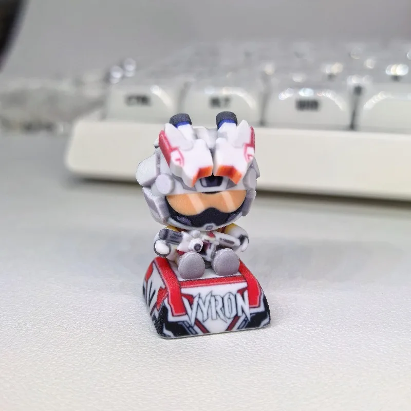 Delta Force Vyron Anime Theme Keycaps Mechanical Keyboard Resin Custom Keycaps PC Game Keyboard Accessories Gift Collection