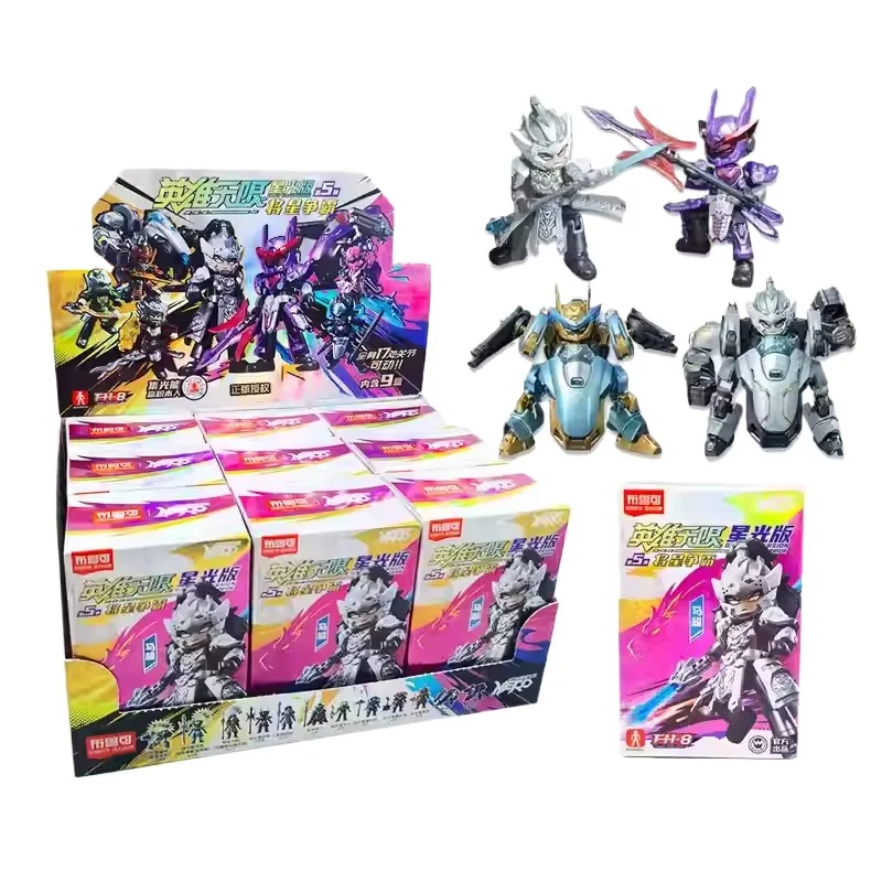

Blokees Hero Infinite Starlight Edition Vol. Набор конструкторов 5 в 1: Лу Бу и Ма Чао, коллекционная модель, отличный подарок для мальчиков