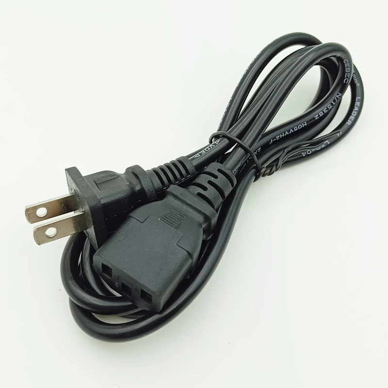 سلك تمديد كهربائي للطابعة ، كابل طاقة للكمبيوتر ، التلفزيون ، الشاشات ، سطح المكتب ، الكمبيوتر ، جهاز العرض ، قابس الولايات المتحدة ، IEC C13 ، 1.2m