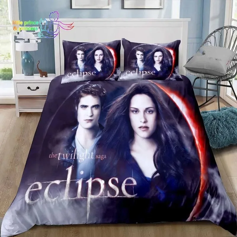 3D The Twilight Saga HD Printed Bedding Set Single Twin Full Queen King Size Bed Set Adult Kid Bedroom