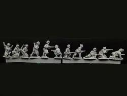 1/72 Diecast Resin Figure Model GKCamouflage Infantry 11 People Unassembled Uncolored Free Shipping