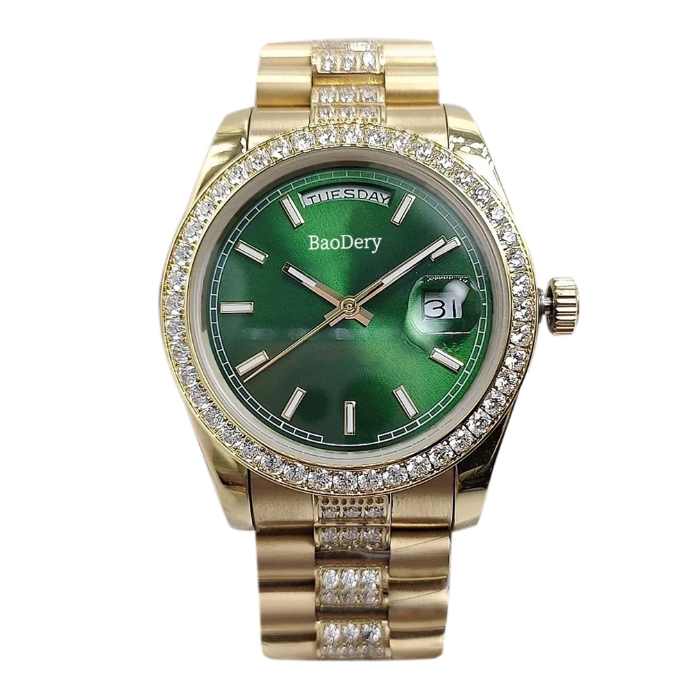 36mmMechanical Watches ,Women\'s Watch,Sleek Stainless Steel Chronograph with Auto Date for a Refined Look,for Lady\'s best gifts