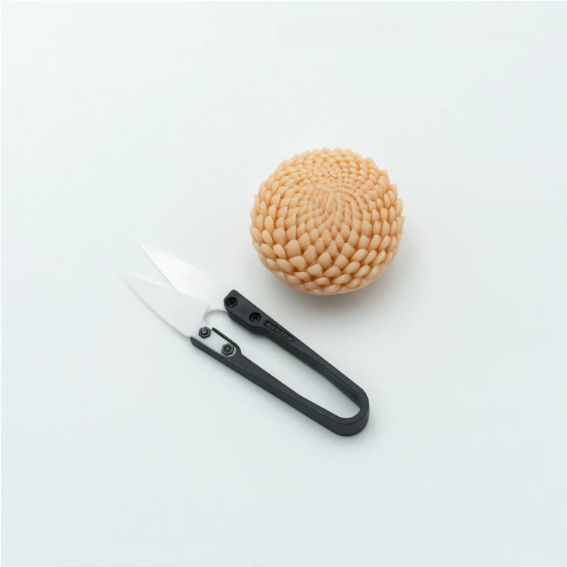 Japanese Wagashi Tool Scissors Wagashi Cut Chrysanthemum Petals Fine Scissors DIY Fondant  Polymer Clay Modeling Pottery Tool
