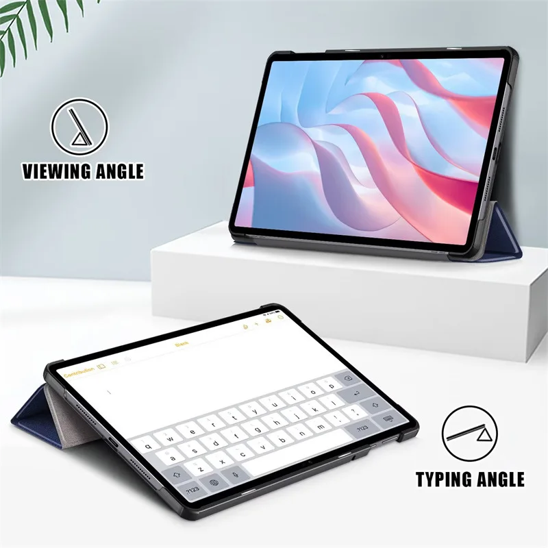 Dreifach Faltbare Hülle für Honor Pad X9a 11,5 Zoll mit Auto-Wach-/Schlaf-Funktion Stoßfeste Lederhülle für Huawei – Detail 2