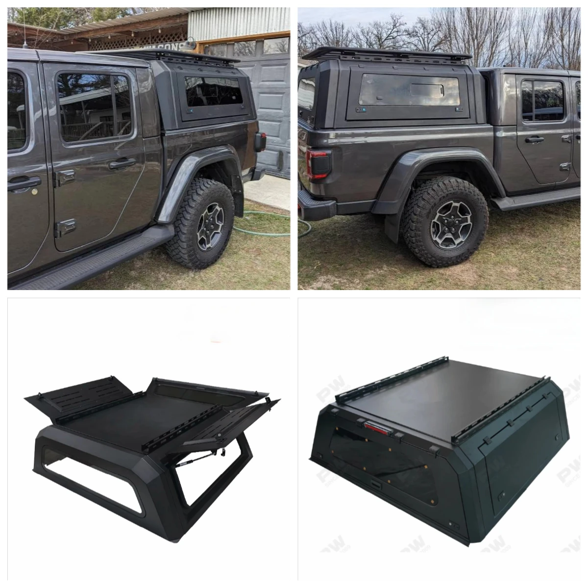 

Заводская поставка: Водонепроницаемый стальной тент-кемпер 4x4 для пикапов, совместимый с Gladiator