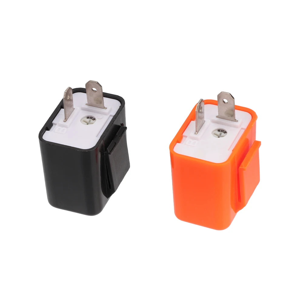 

2 Pin 12V Electronic Turn Signal Flasher Relay Motorcycle Turn Signal and Hazard Warning LED Turn Signal Super Indicator Flasher