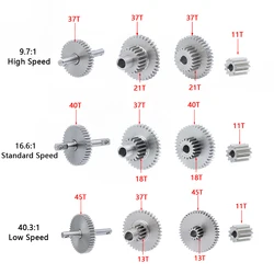 TRX4M Stainless Steel Overdrive Underdrive Transmission Gearbox Gear Pinion Set For TRX4-M 1/18 RC Crawler Car Upgrade Parts